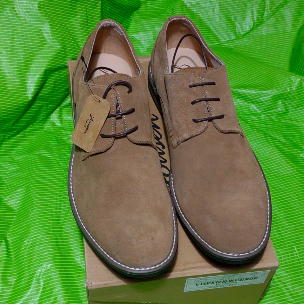 NWOT Mens faux suede casual shoes 13m